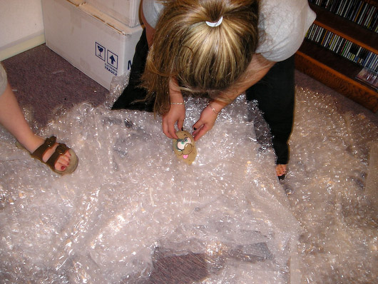 Bubble Wrap and Potato