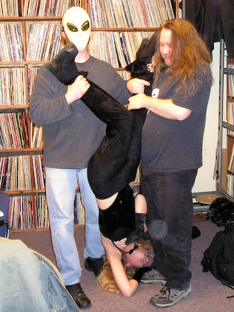 Let's shake her and see what comes out...